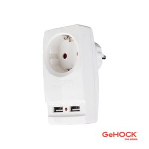 GEHOCK приклучок со USB (2x USB, 2A)